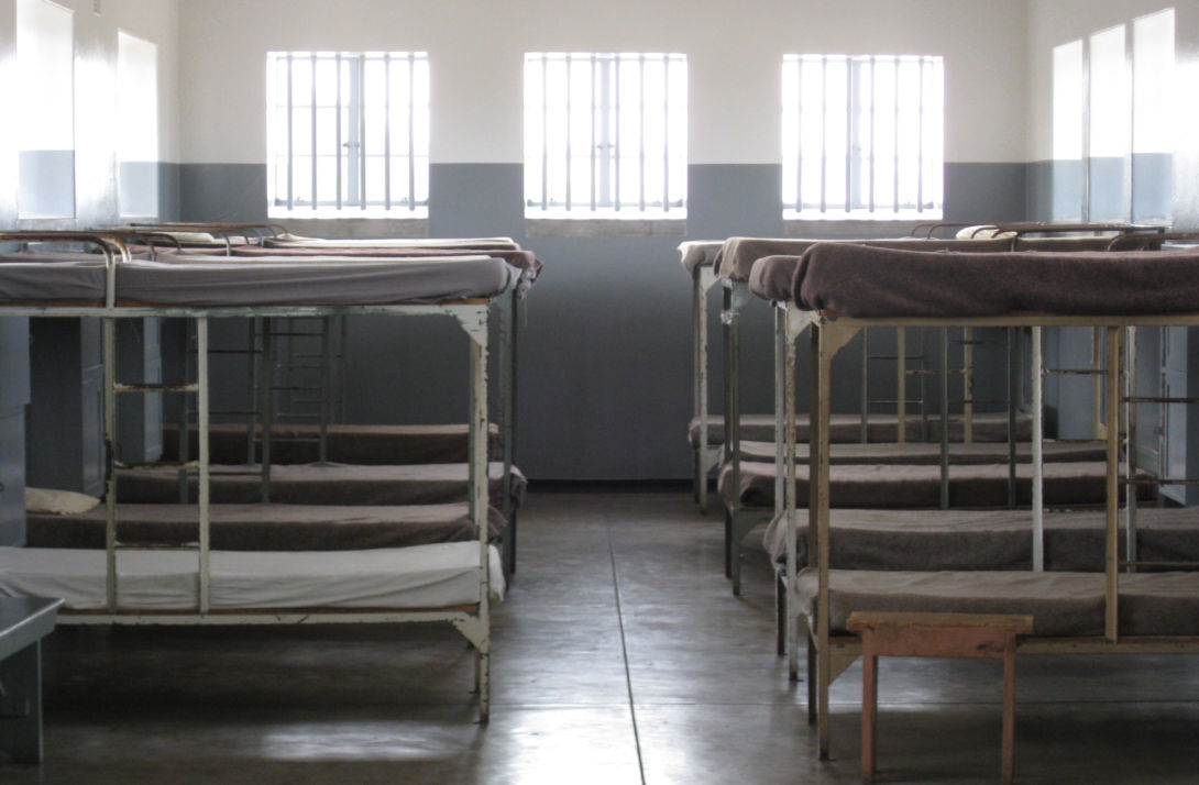 Cel Nelson Mandela op Robben Island