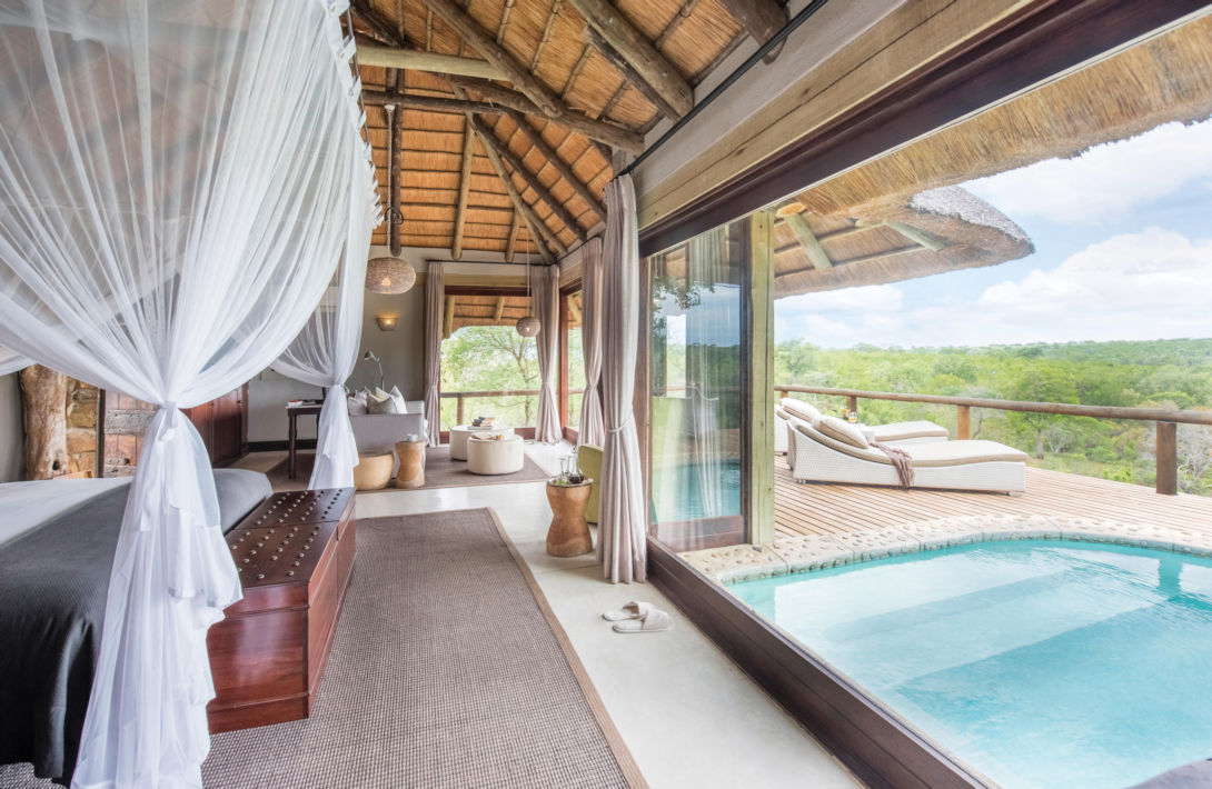 Kamer bij Leopard Hills in Sabi Sand Game Reserve
