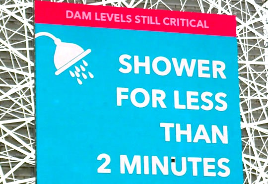 Maatregelen tegen droogte in Kaapstad