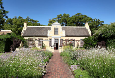 Wijnboerderij in de Wijnlanden van Zuid Afrika