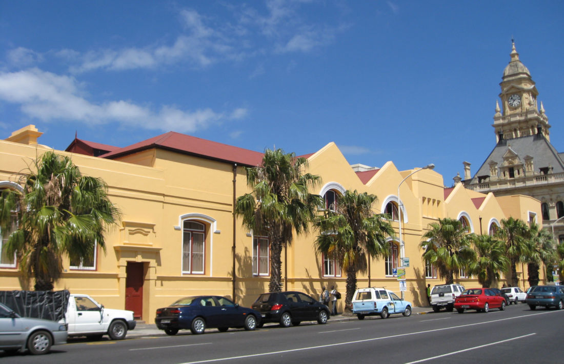 Gebouwen in het centrum van Kaapstad