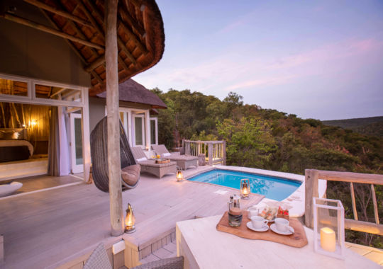 Suite bij Clifftop Exclusive Safari Hideaway