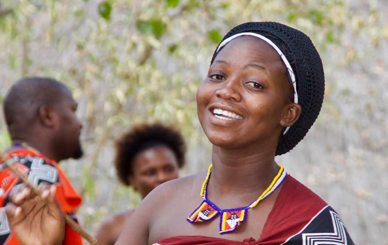 Vrouw in Swaziland