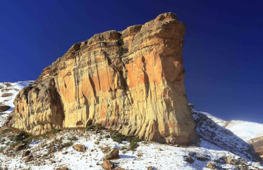 Winter bij Golden Gate in Zuid Afrika