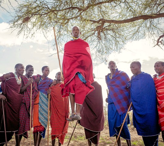 Cultureel bezoek Masai dorp inTanzania