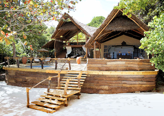 Superior Suite bij Fundu Lagoon op Pemba eiland