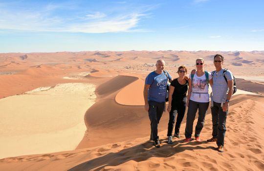 Bezoek aan Sossusvlei tijdens reis door Namibie