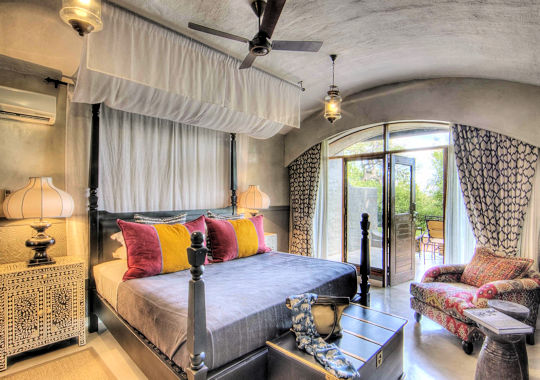 Kamer bij Chobe Game Lodge in Botswana