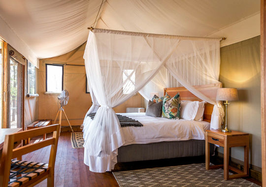 Kamer bij MankweTented Retreat in Botswana