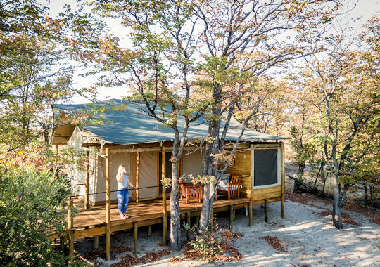 Tent bij Mankwe Tented Retreat in Botswana
