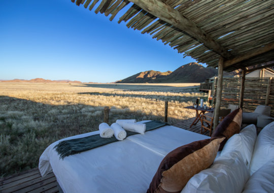 Slapen onder de sterren bij Elegant Desert Camp