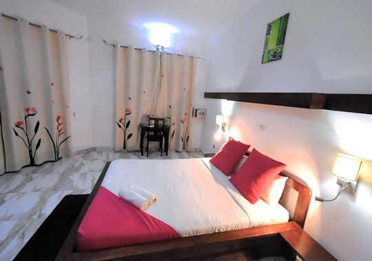 Kamer bij het Centrest Sejour hotel bij Ranomafana National Park op Madagaskar