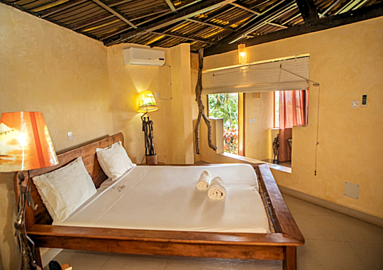 Kamer bij L'Oasis hotel op Madagaskar
