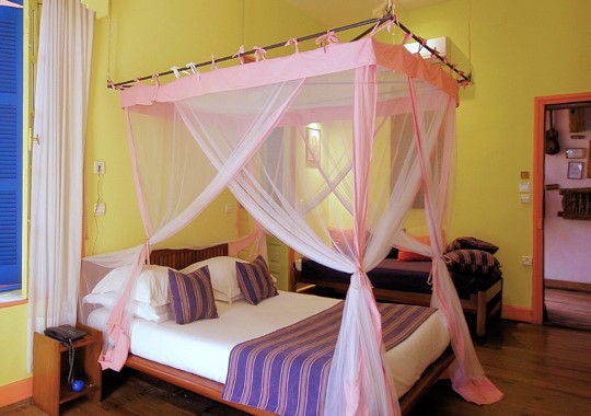 Kamer bij het Sakamanga hotel in Antananarivo