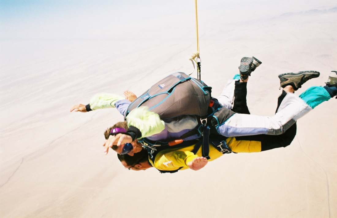Skydive boven Swakopmund