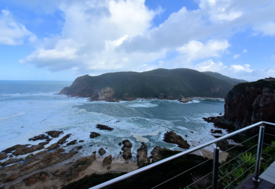 Uitzicht over de Knysna Heads