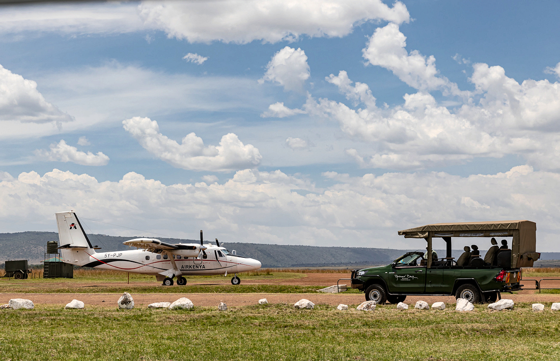 Chartervlucht naar de Masai Mara Kenia
