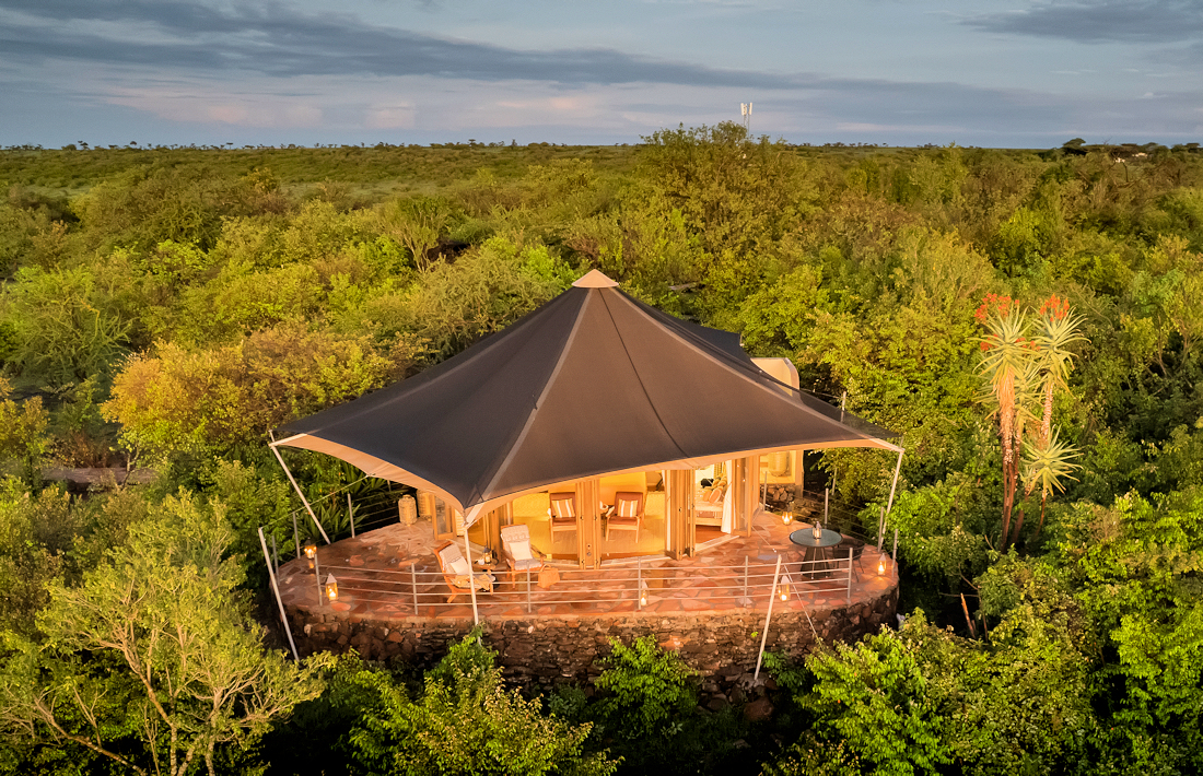 Overnachten in een luxe tent in de Masai Mara