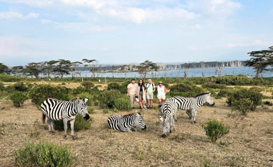Wandelsafari bij Lake Naivasha Kenia